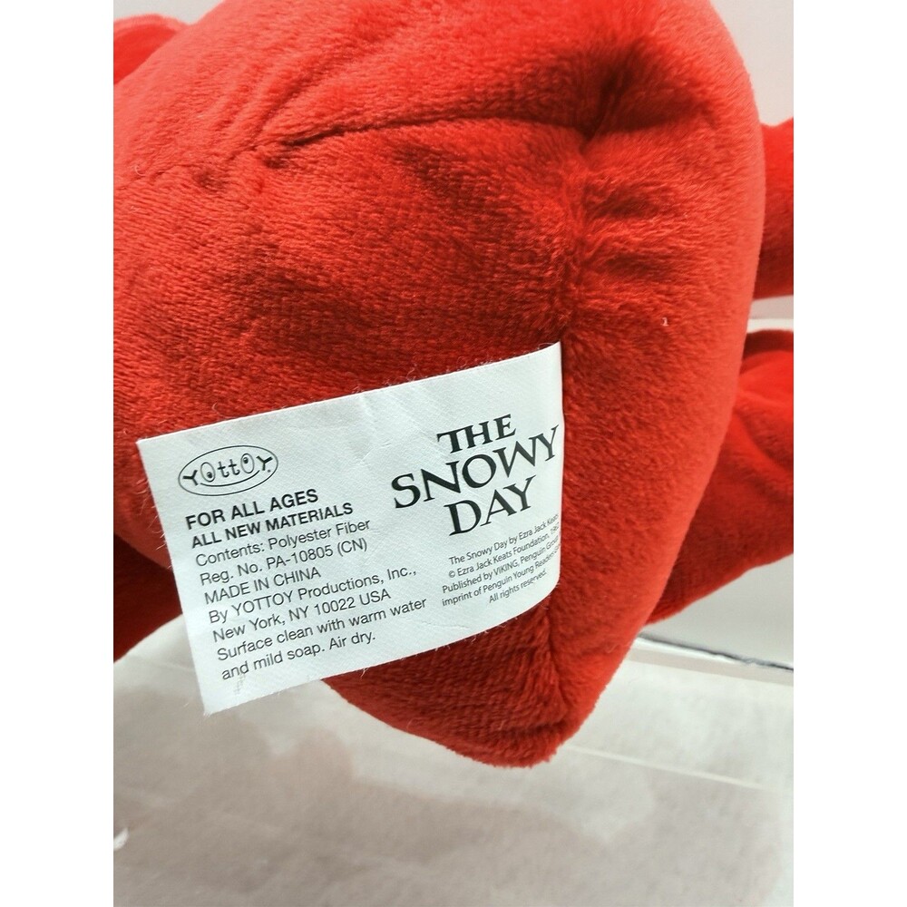 Kohl's Cares The Snowy Day Ezra Keats Peter Elf Red Stuffed Soft Plush Toy - Picture 6 of 8